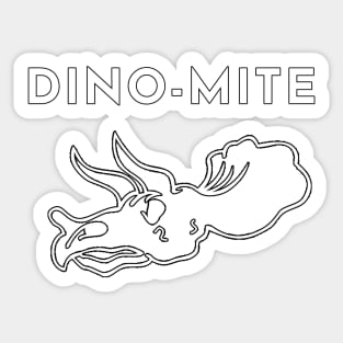 Dino-mite Sticker